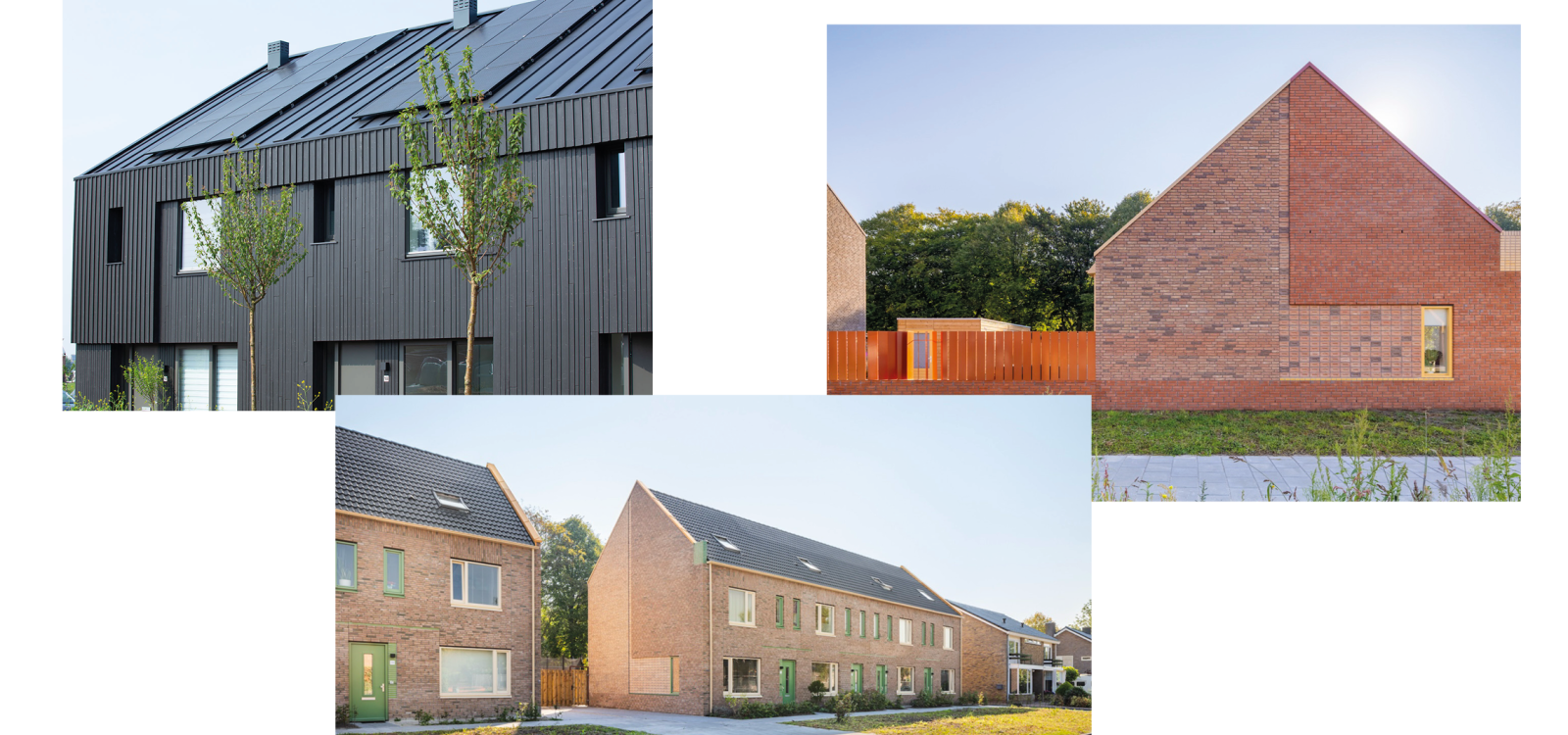 verschillende projecten van nieuwbouw